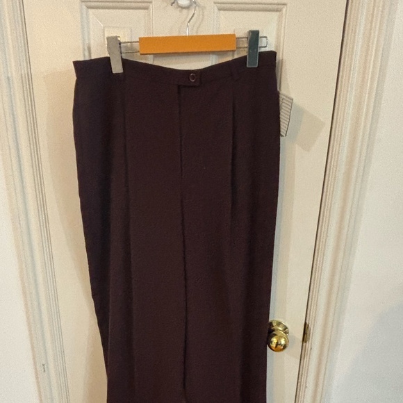 vintage brown widish leg pants nWT * accepting offers - Picture 1 of 9